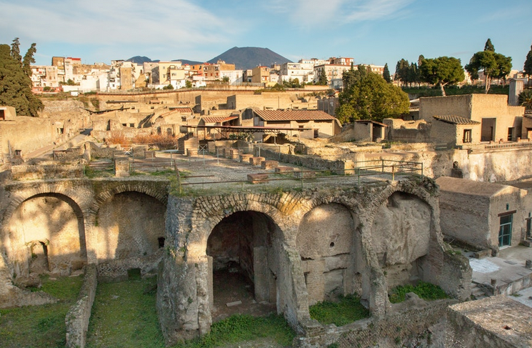 Herculaneum (Ercolano) – město pod popelem- Italie - cestování - dovolená v itálii
